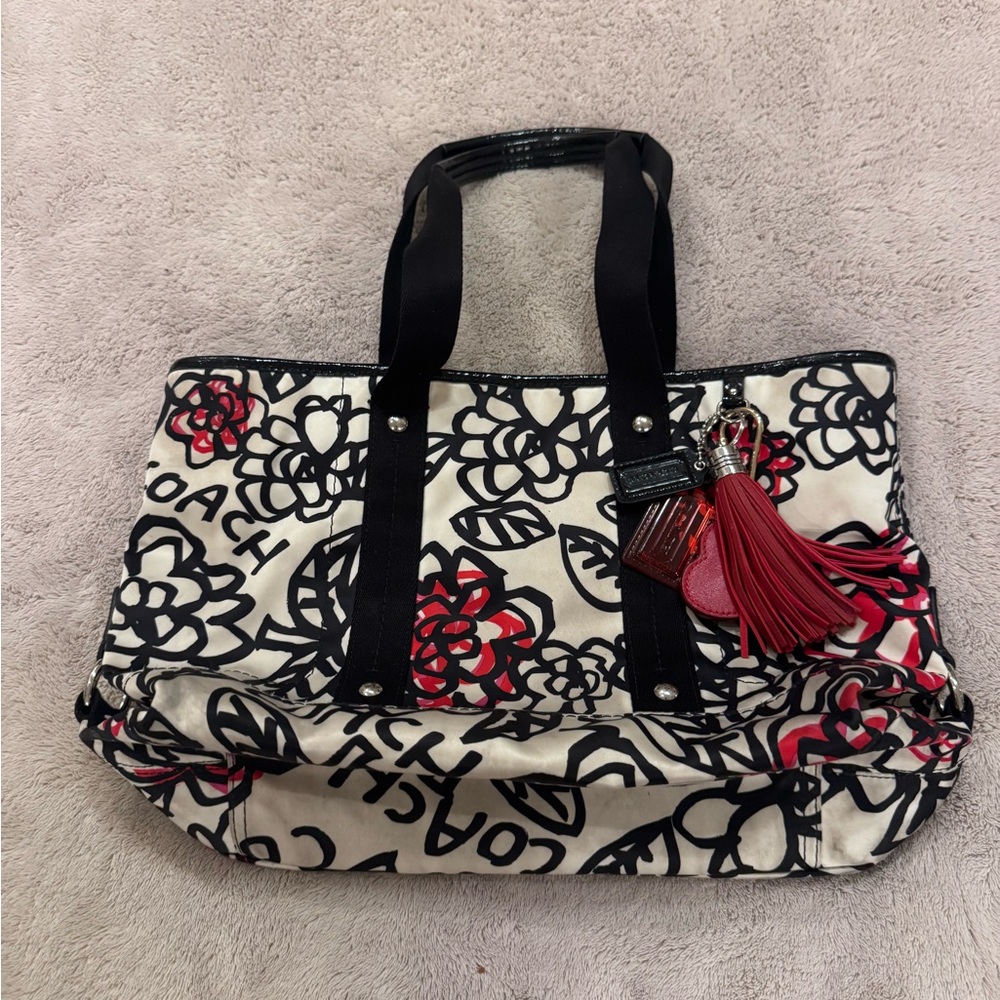 Coach Poppy Graffiti Purse